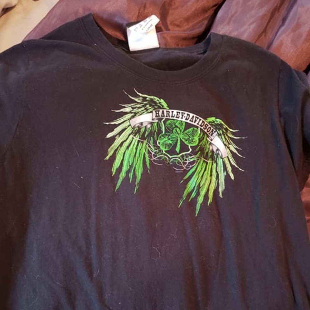 Harley Davidson St. Patrick's Day T-shirt
